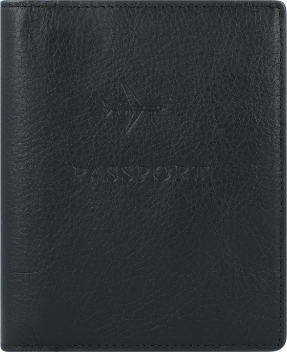 Actual product image Fossil Leather passport holder 11.5 cm