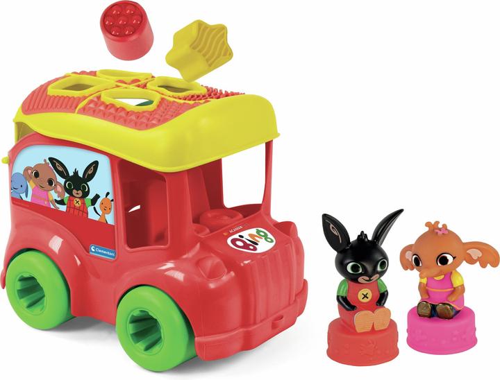 Clementoni Baby - Formensortierer Bing Bus, 7-teilig.