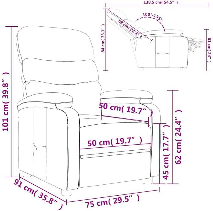 Produktbild vidaXL Relaxsessel