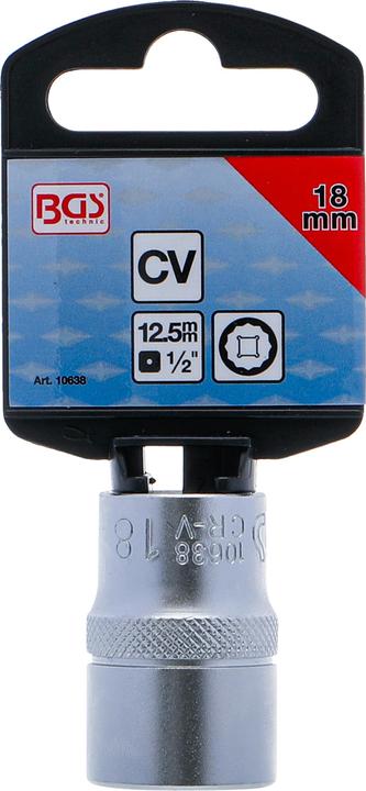Actual product image BGS Socket, 12-point | 12.5 mm (1/2") Drive | 18 mm (18 mm)
