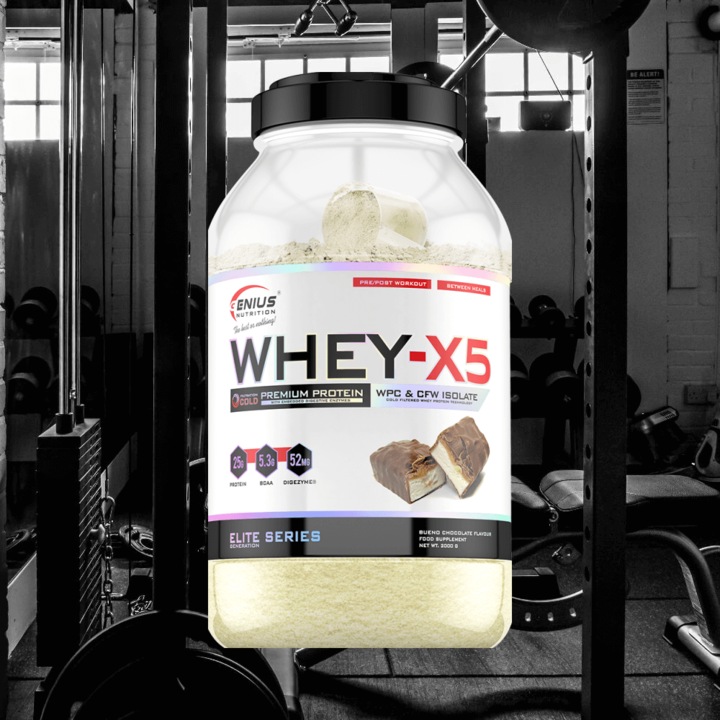 Image du produit Genius Nutrition Whey-X5 (Bueno Chocolate, 2000 g)