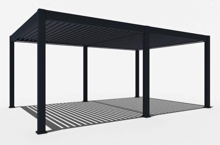 Produktbild Weide elektrische Pergola 4x6m Anthrazit mit LED (600 cm, 400 cm)