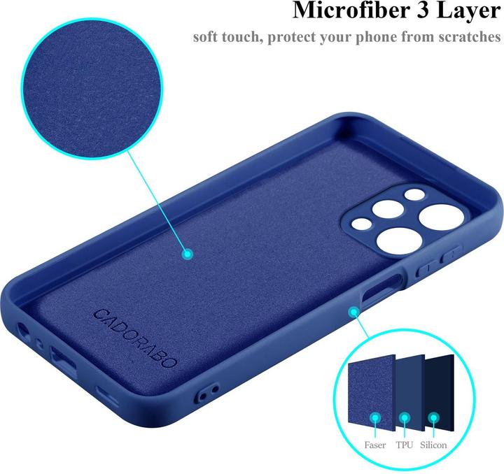 Actual product image Cadorabo Case for Redmi 12 TPU in liquid protection silicone design (Xiaomi Redmi 12)