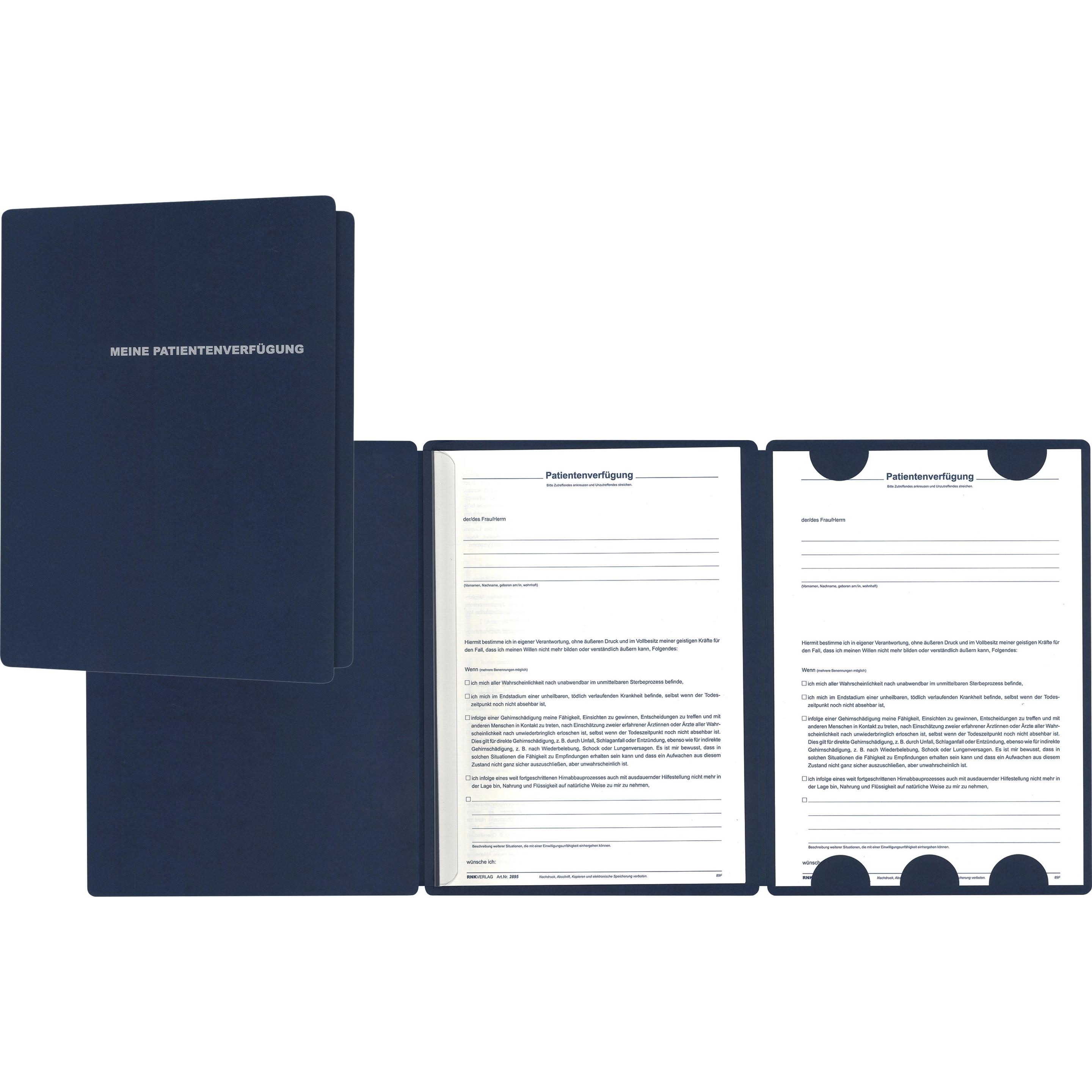 Rnk Verlag Patientenverfügung Formulare (2896)