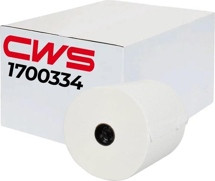 Produktbild CWS Handtuchrollen PureLine hochweiss 21 cm x 150 m 6 Rollen/Paket, 100 % Zellstoff, 2-lagig, nicht (6x)