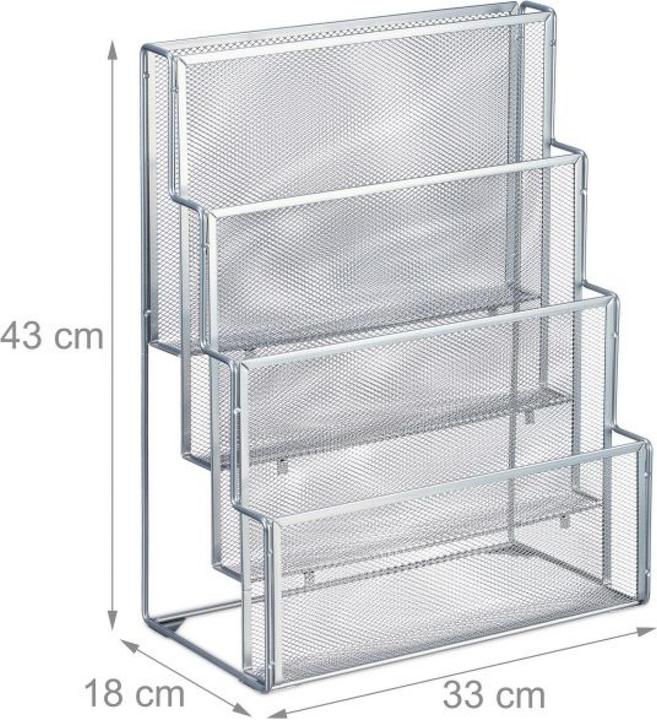Image du produit Relaxdays Porte-revues (33 x 18 x 43 cm)