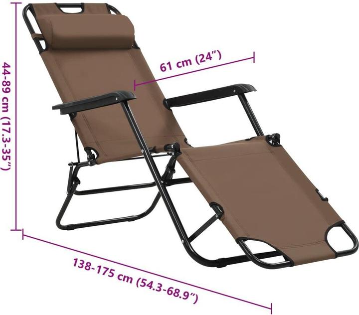 Immagine prodotto vidaXL Sonnenliege (175 cm)
