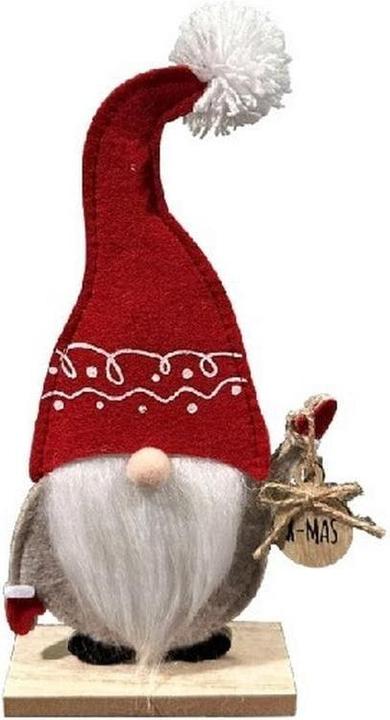 GuGus Deko Wichtel auf Holzsockel