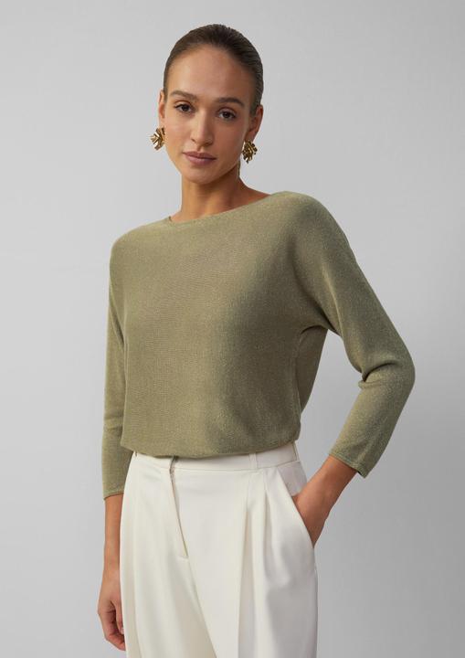 Produktbild s.Oliver Strickpullover Feinstrickpullover mit Glitzergarn und Fledermausärmeln (48)