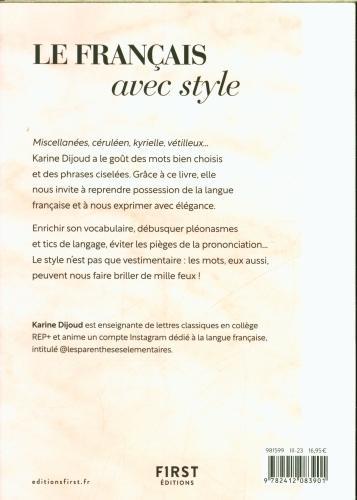 Image du produit Le français avec style (Français, Dijoud Karine, 2023)