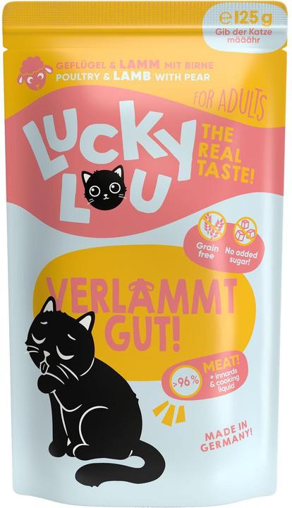 Actual product image Lucky Lou Cat wet food (Adult, 1 pcs., 140 g)