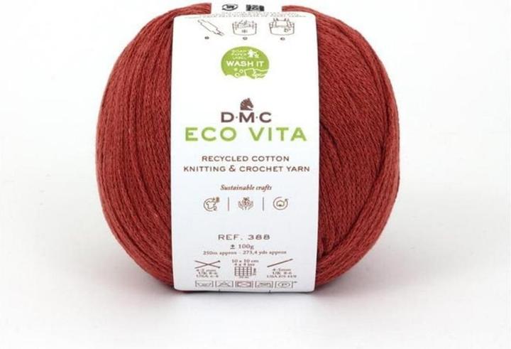 Actual product image DMC Wool Eco Vita 100 g, rust brown (250 m)