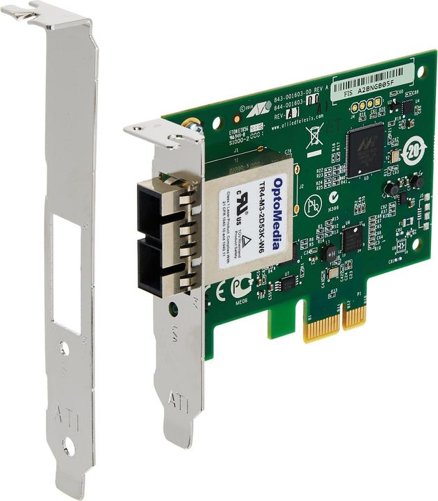 Actual product image Allied Telesis ALLIED Gig PCI-Express Fiber Adapter Card WoL SC connector (Mini PCI Express)