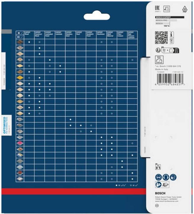 Produktbild Bosch Professional Zubehör EXPERT Wood Kreissägeblatt, 190x30 mm, T48