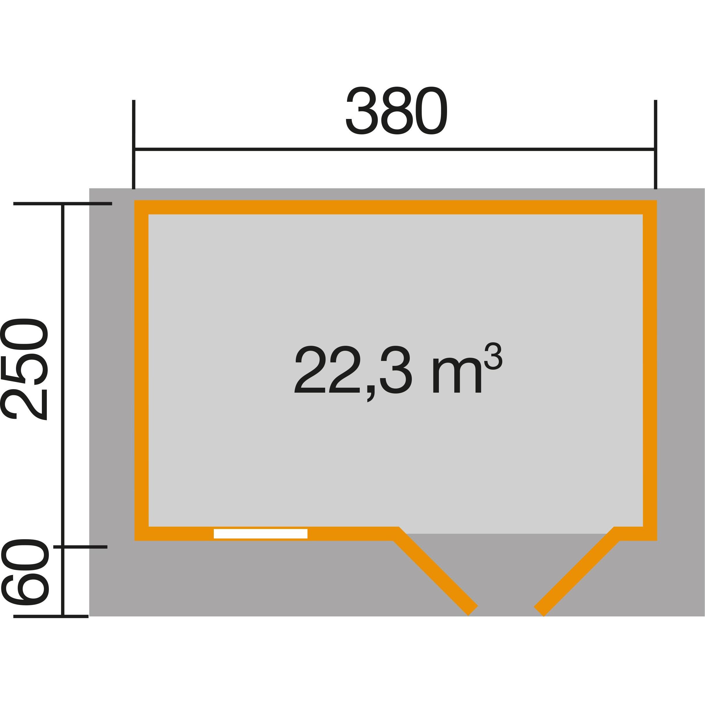 Thumbnail - Weka Holzbau, Gartenhaus + Gartenschrank, 111 Gr.1