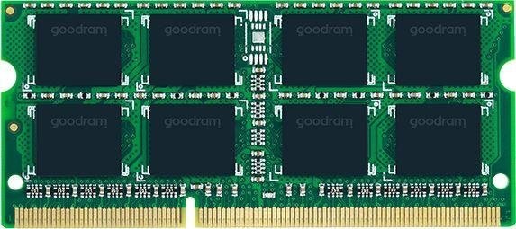Produktbild Goodram Notebook Memory Notebook Memory SODIMM, DDR3, 4 GB, 1333 MHz, CL9 (GR1333S364L9S (1 x 4GB, 1333 MHz, DDR3-RAM, SO-DIMM)