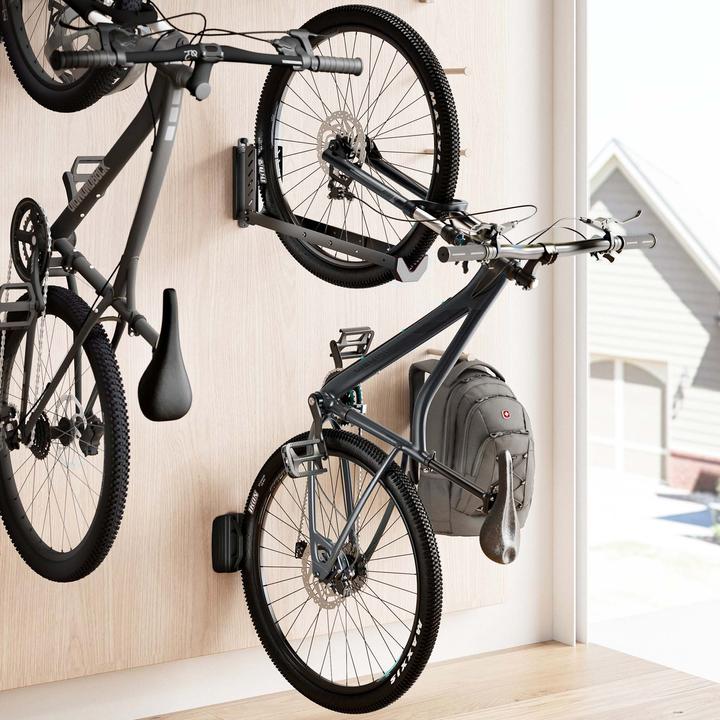 Actual product image Wiltec Bicycle wall mount 11.8x30.7-34x43.8-62.5cm up to 35kg Bicycle mount