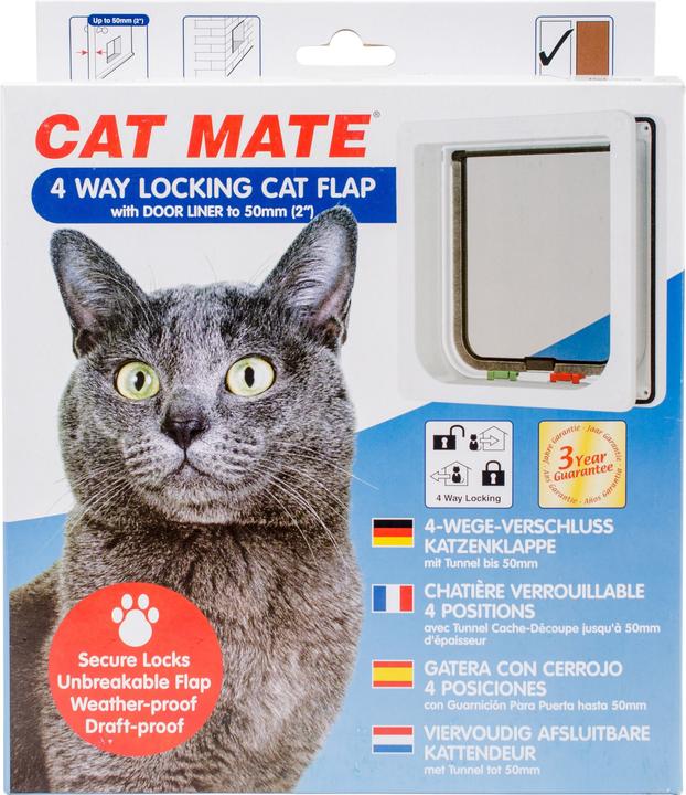 Actual product image Cat Mate 4-way cat door (Magnetic cat flap)