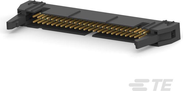 Produktbild TE Connectivity Header vert 50 way 2.54mm Eject AmpLatch