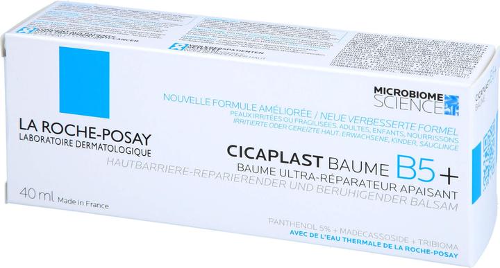 Produktbild La Roche Posay Cicaplast Baume B5+: Reparierende Creme für geschädigte und irritierte Haut (Körpercreme, 40 ml)
