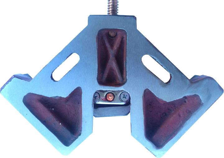 Actual product image Paulimot Winkelschraubstock mit schwenkbarer Backe, 60 mm Spannbereich (60 mm)