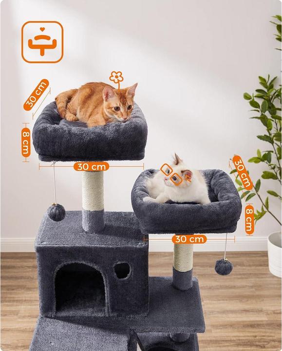 Immagine prodotto Feandrea Graffiatoio (165 cm, Grigio)