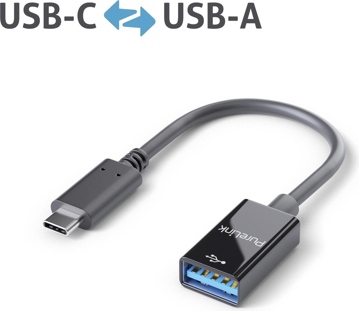 Produktbild Purelink Premium Adapter USB-C- USB-A (USB 3.1, 14.80 cm)
