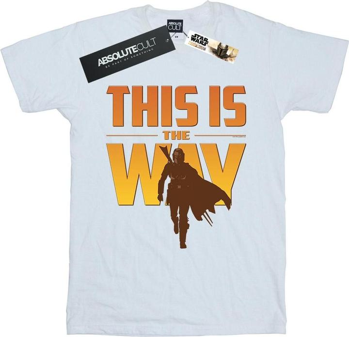 Actual product image Star Wars Womens/Ladies The Mandalorian This Is The Way Cotton Boyfriend T-Shirt (4XL)