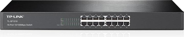 Actual product image TP-Link TL-SF1016, 16 port 10/100 Mbps rackmount switch (16 ports)