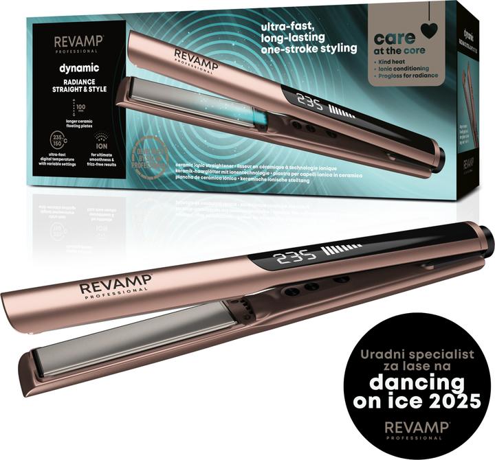 Revamp ST-1900GD-EU Dynamic Straight & Style Ceramic Hair Straightener