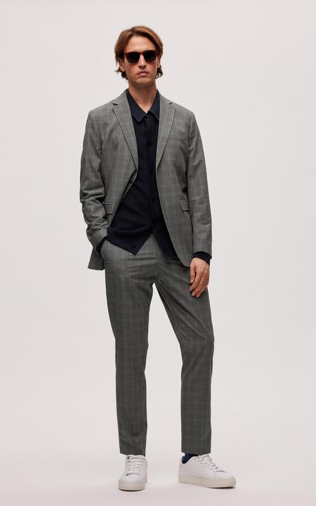 Produktbild Selected Slhslim-Liam Lt Grey/Brwn Chk Trs Flex B (46)