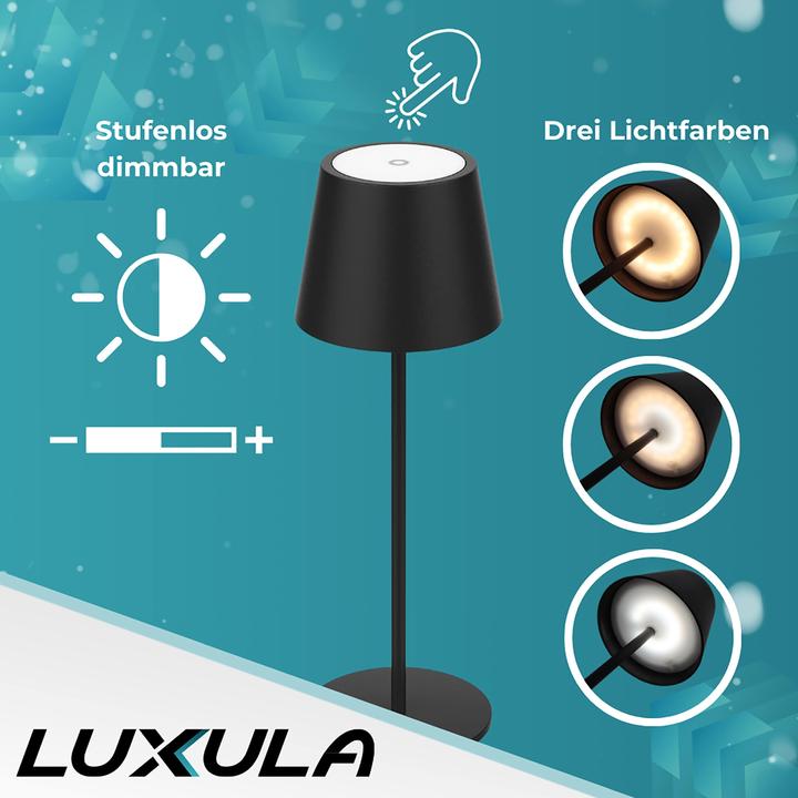 Image du produit Luxula Lampe de bureau à LED rechargeable (200 lm)