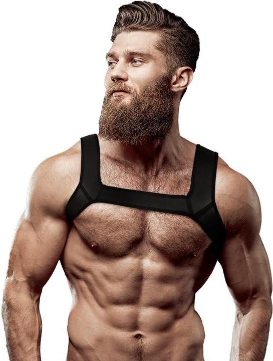 Fetish submissive Attitude - Arn S Neoprene Brust Mann Gr?Sse L
