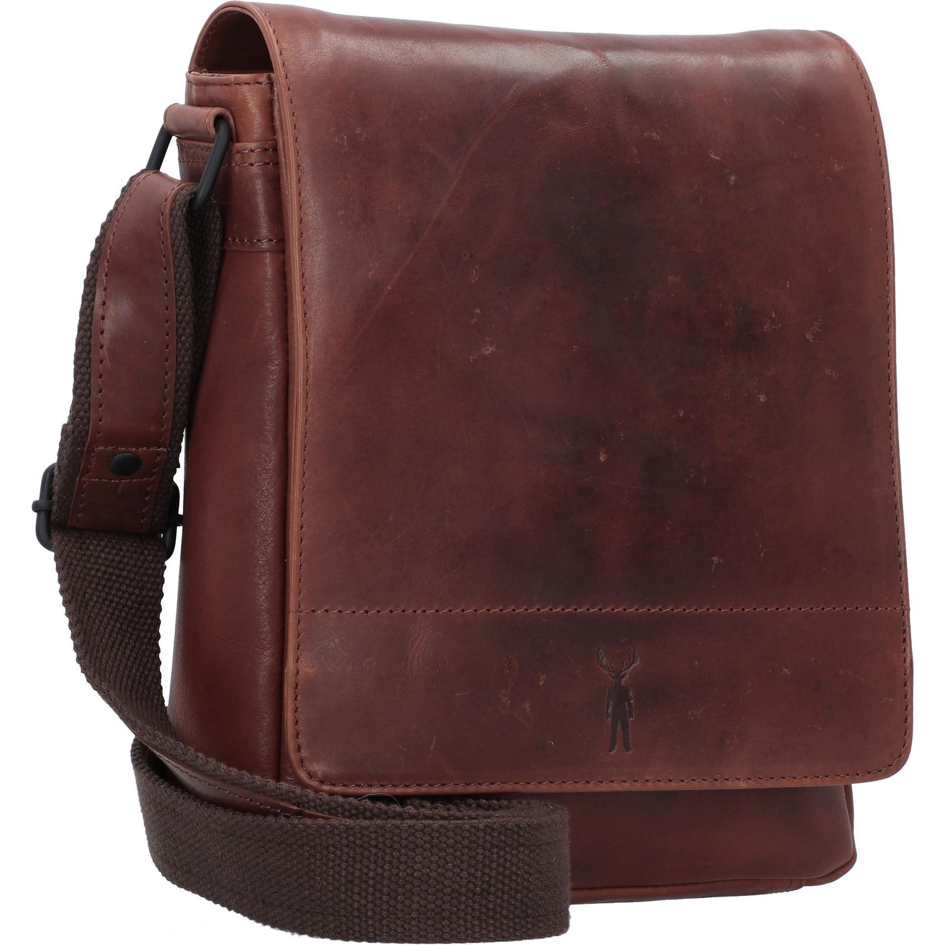 Thumbnail - Jack kinsky, Handtasche, Risör Umhängetasche Leder 20 cm, Braun