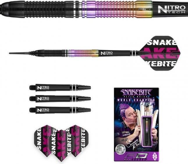 Immagine prodotto Red Dragon Peter Wright Campione del Mondo di Morso di Serpente 2020 Edizione Softtip (22 g)