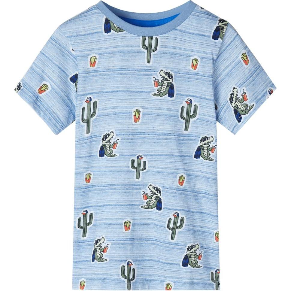 VidaXL, Jungen, Shirt, Jared, Blau, (128)
