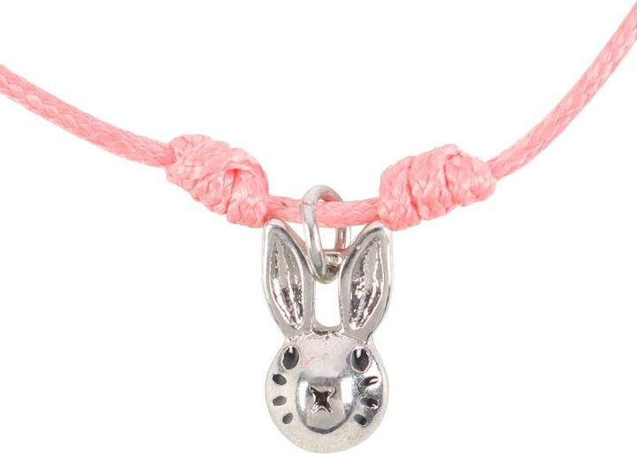 Actual product image Something Different Some Bunny Loves You Rabbit Charm Bracelet (100% synthetic material)