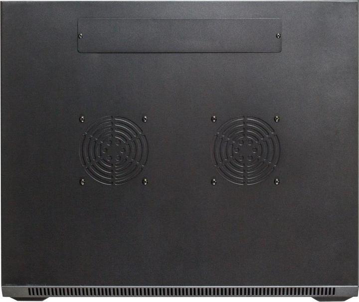 Produktbild Dsit 12 HE Serverschrank, Wandgehäuse, mit Glastür (BxTxH) 600 x 450 x 634mm (12 HE, 19 Zoll Rack)