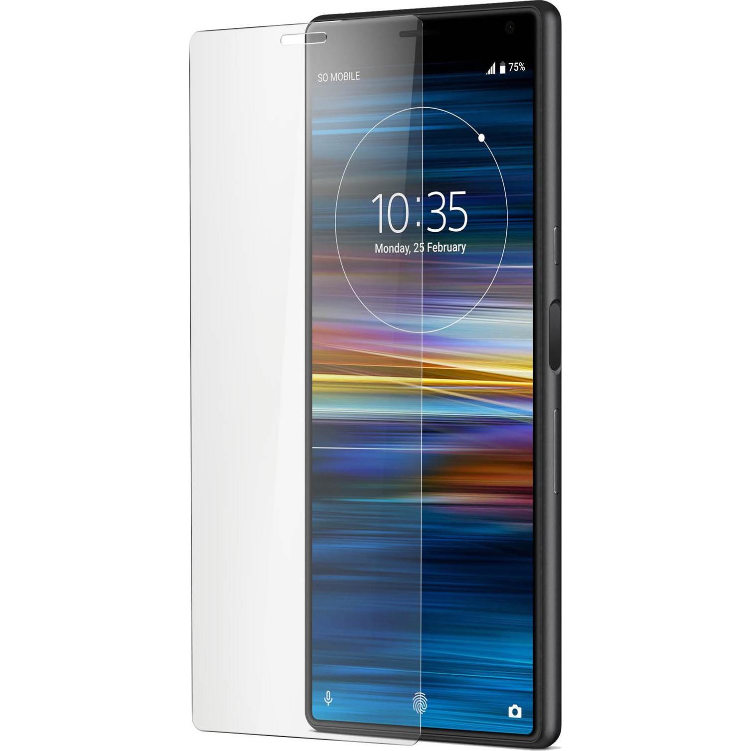 Avizar Kristallklare Folie, Glas-Displayschutz (2 Stück, Sony Xperia 10), Smartphone Schutzfolie, Transparent
