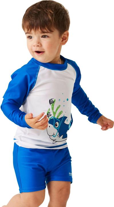 Actual product image Regatta Childrens/Kids Bubbles The Shark Rash Suit (140)