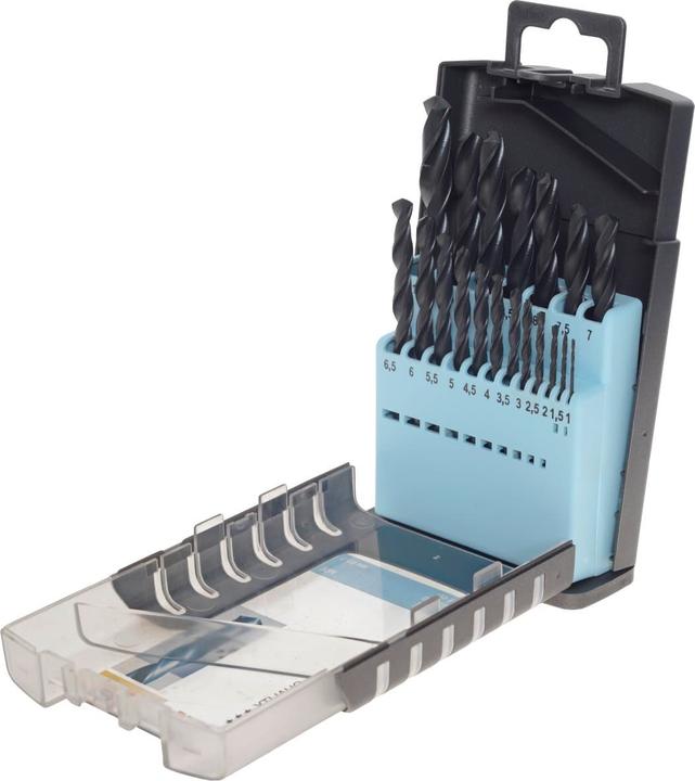 Produktbild kwb Spiralbohrer Set 19-teilig (1 mm, 1.5 mm, 10 mm, 2 mm, 2.5 mm, 3 mm, 3.5 mm, 4 mm, 4.5 mm, 5 mm, 5.5 mm, 6 mm, 6.5 mm, 7 mm, 7.5 mm, 8 mm, 8.5 mm, 9 mm, 9.5 mm)