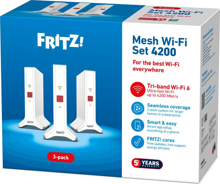 Actual product image AVM FRITZ!Mesh Set 4200 3-pack International