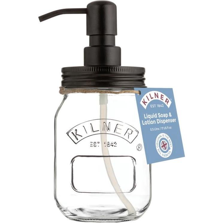 Kilner, Seifenspender + Seifenschale, Seifenspender