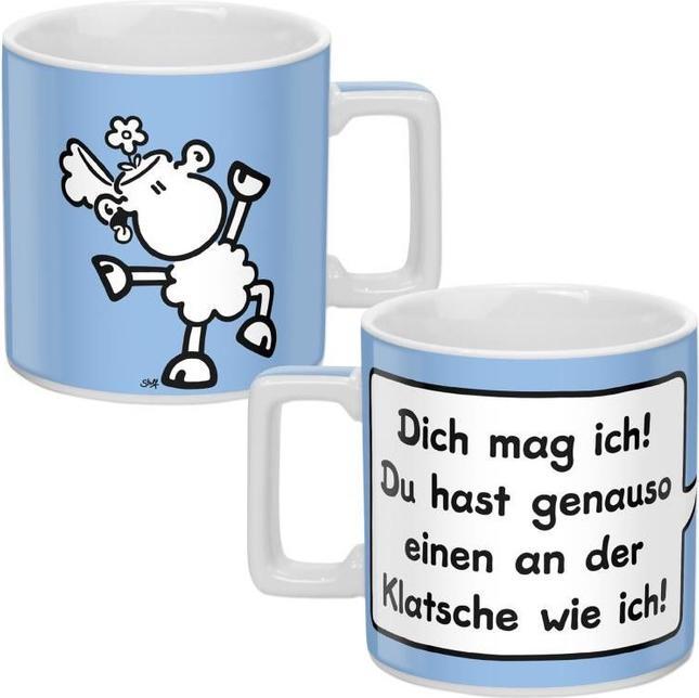 Sheepworld Wortheld Tasse "Klatsche" (450 ml, 1x)