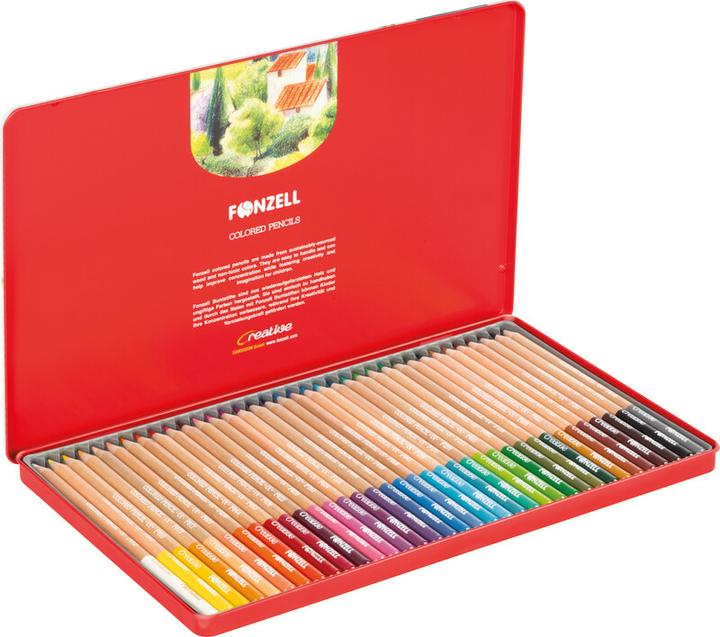 Produktbild Fonzell Farbstifte Creative in Metallschachtel (36x)