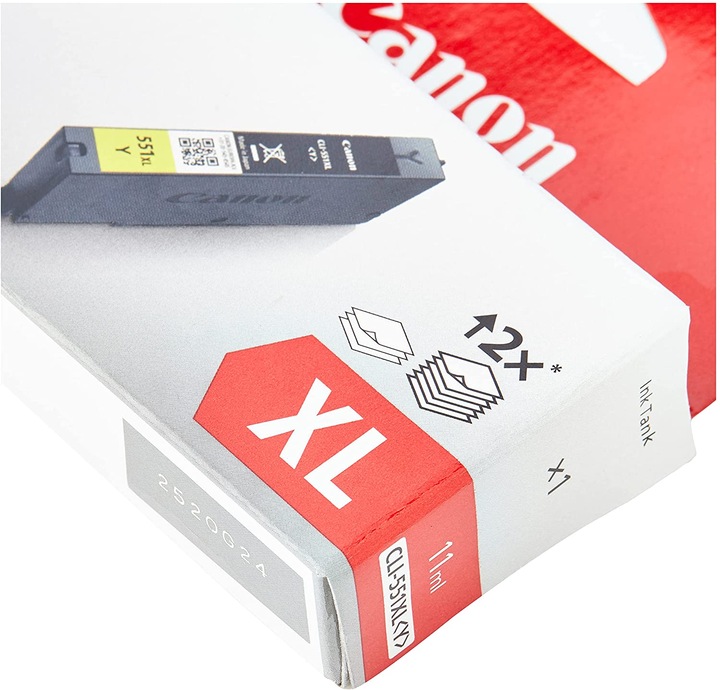 Actual product image Canon Cli-551y XL (Y)