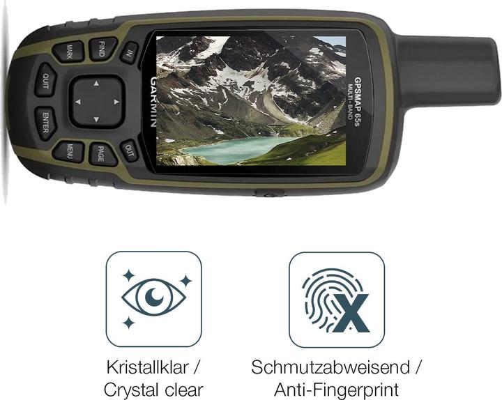 Actual product image Dipos Screen Protector Crystalclear for Garmin GPSMAP 65