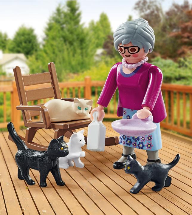Produktbild Playmobil Oma mit Katzen (71172, Playmobil Special Plus)
