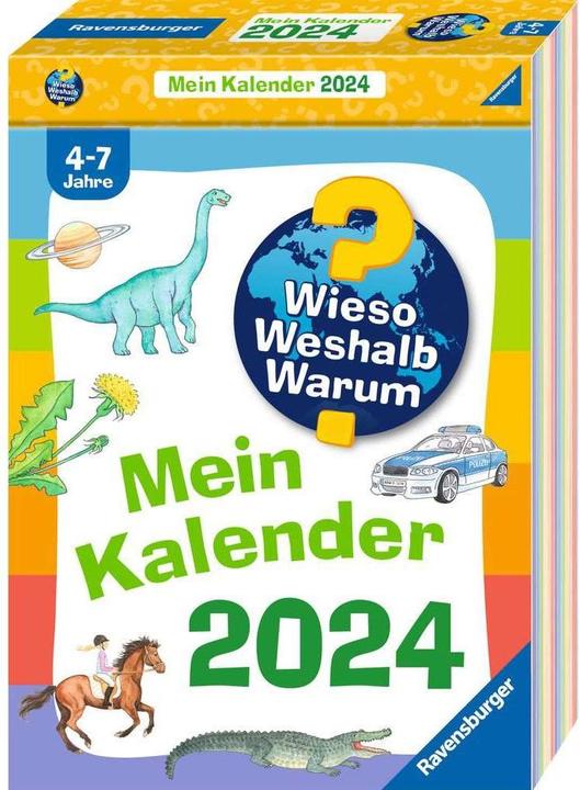 Image du produit Ravensburger Pourquoi? Pourquoi? Pourquoi? : Mon calendrier 2024 (Allemand, Dela Kienle, 2023)