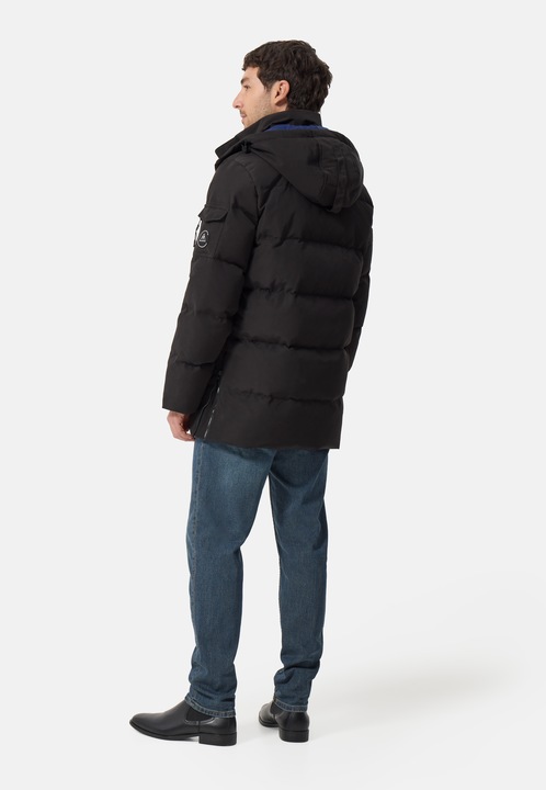 Produktbild Cash-Mere Daunenparka Mantel mit Kapuze und Kaschmirfutter (M)